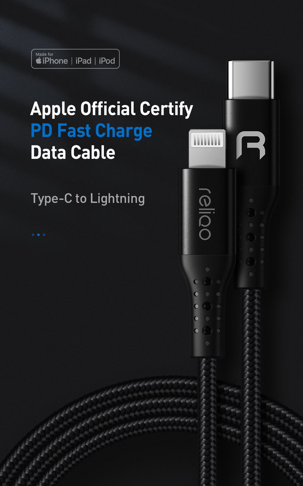 Dây Cáp Truyền Dữ Liệu Sạc Nhanh Reliqo RCA-705