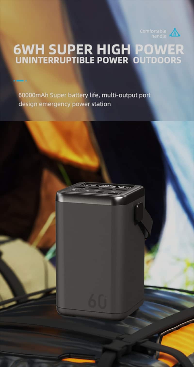 Pin Sạc Dự Phòng Laptop Máy Ảnh Thiết Bị Di Động Dung Lượng Lớn 02 Project Yt-2030-b45 60000MAH