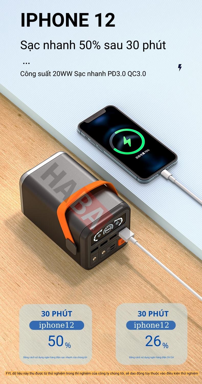 Sạc pin dự phòng sử dụng lõi pin PI-po