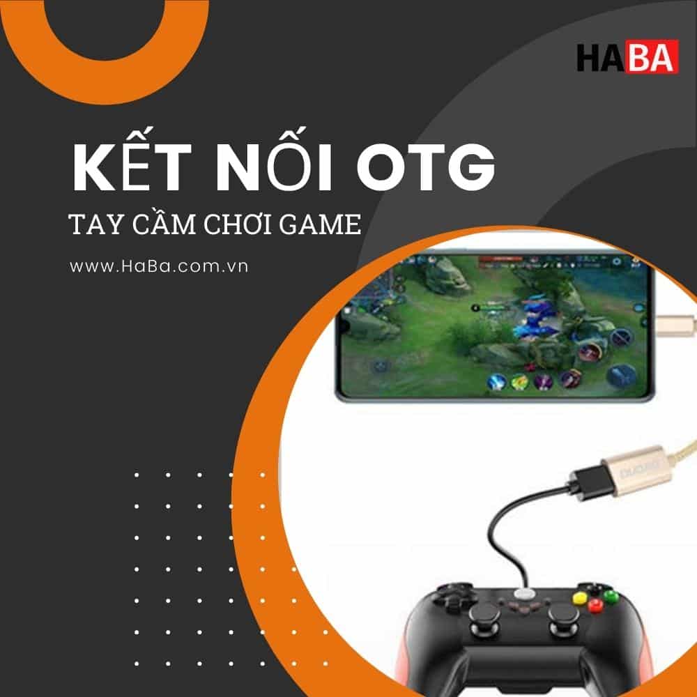 Kết nối OTG với tay cầm điện tử